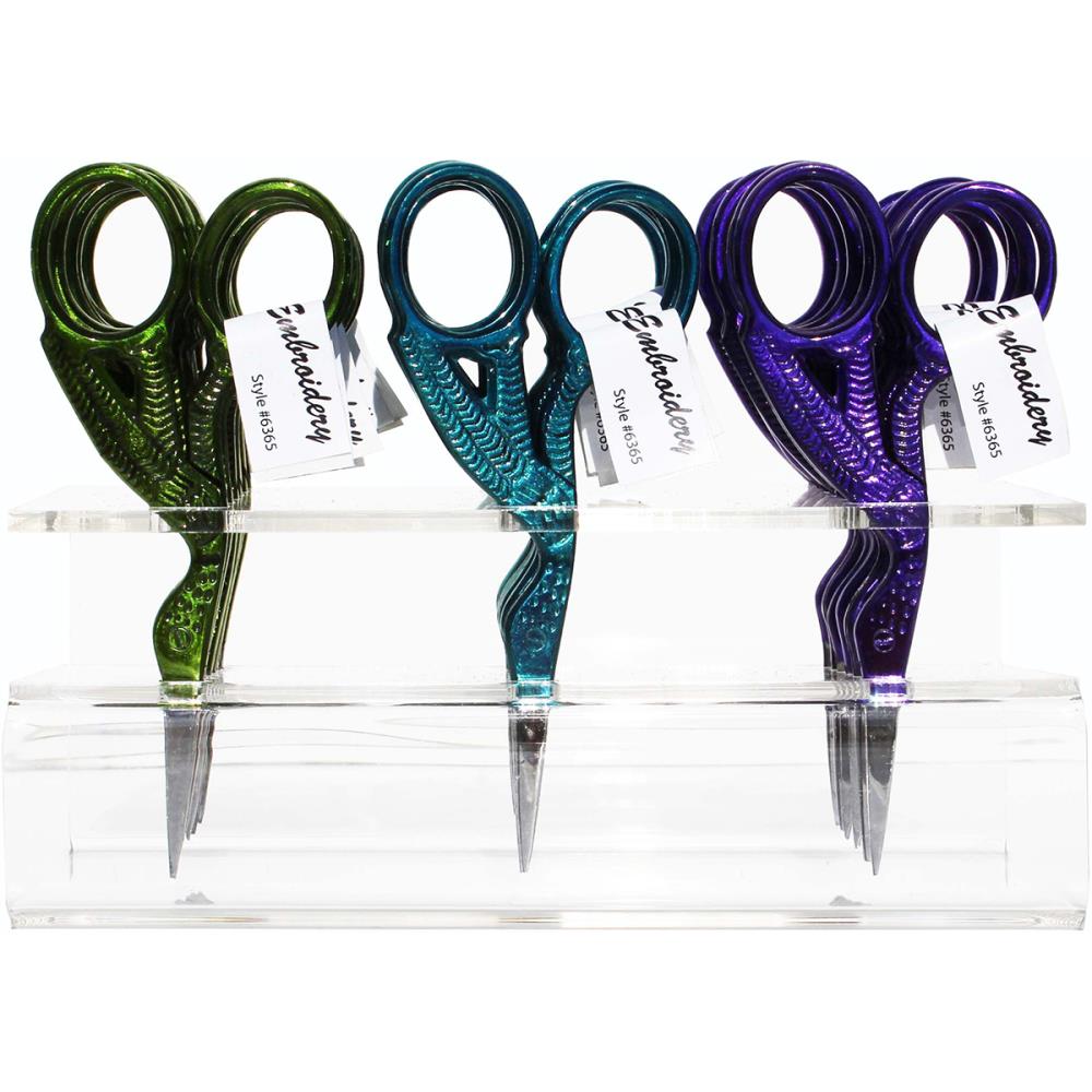Embroidery Scissors - Purple Storks